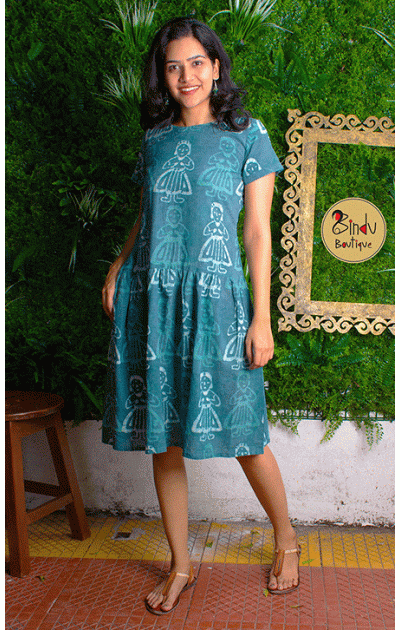 Doll Print Dress