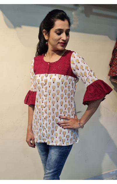 Hot Air Balloon| Shirt | Frilled